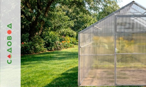 Теплица Садовод Кантри 6 м с поликарбонатом 4 мм 0,55 кг/м2